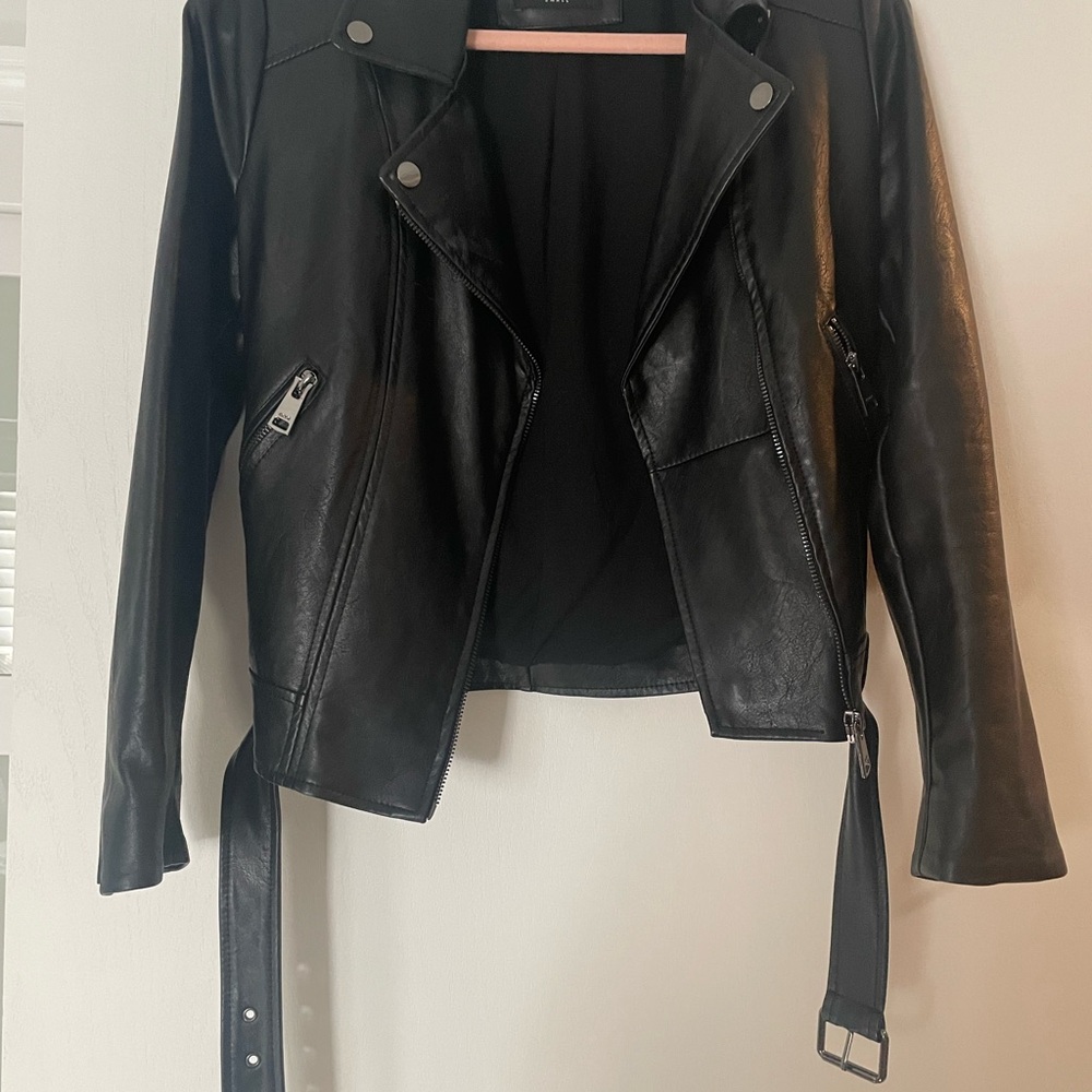 Elodie Black Leather Women's Jacket